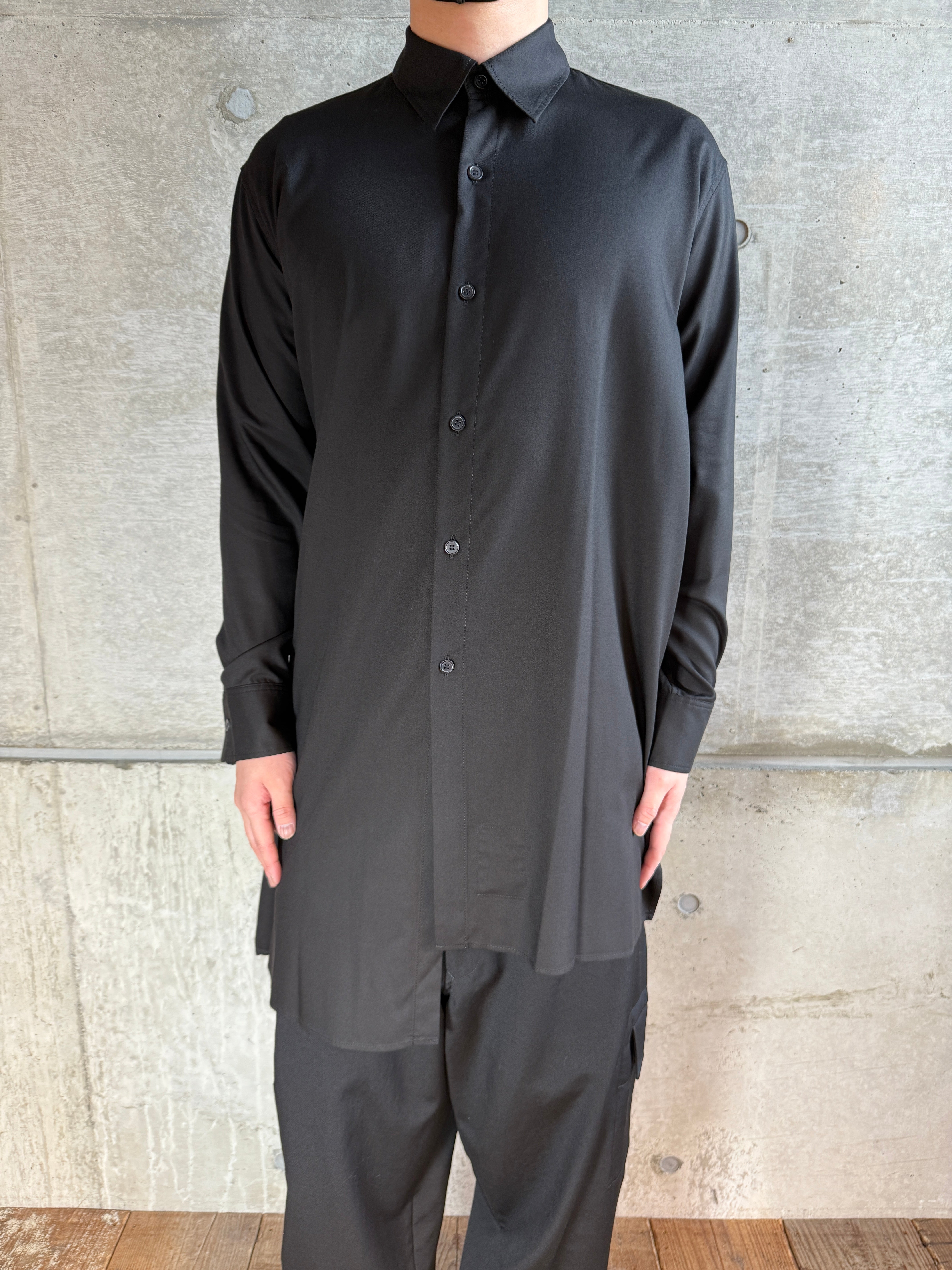 TR VIYELLA ASYMMETERY SHIRTアシンメトリーシャツ　GM-B02-209-1-03