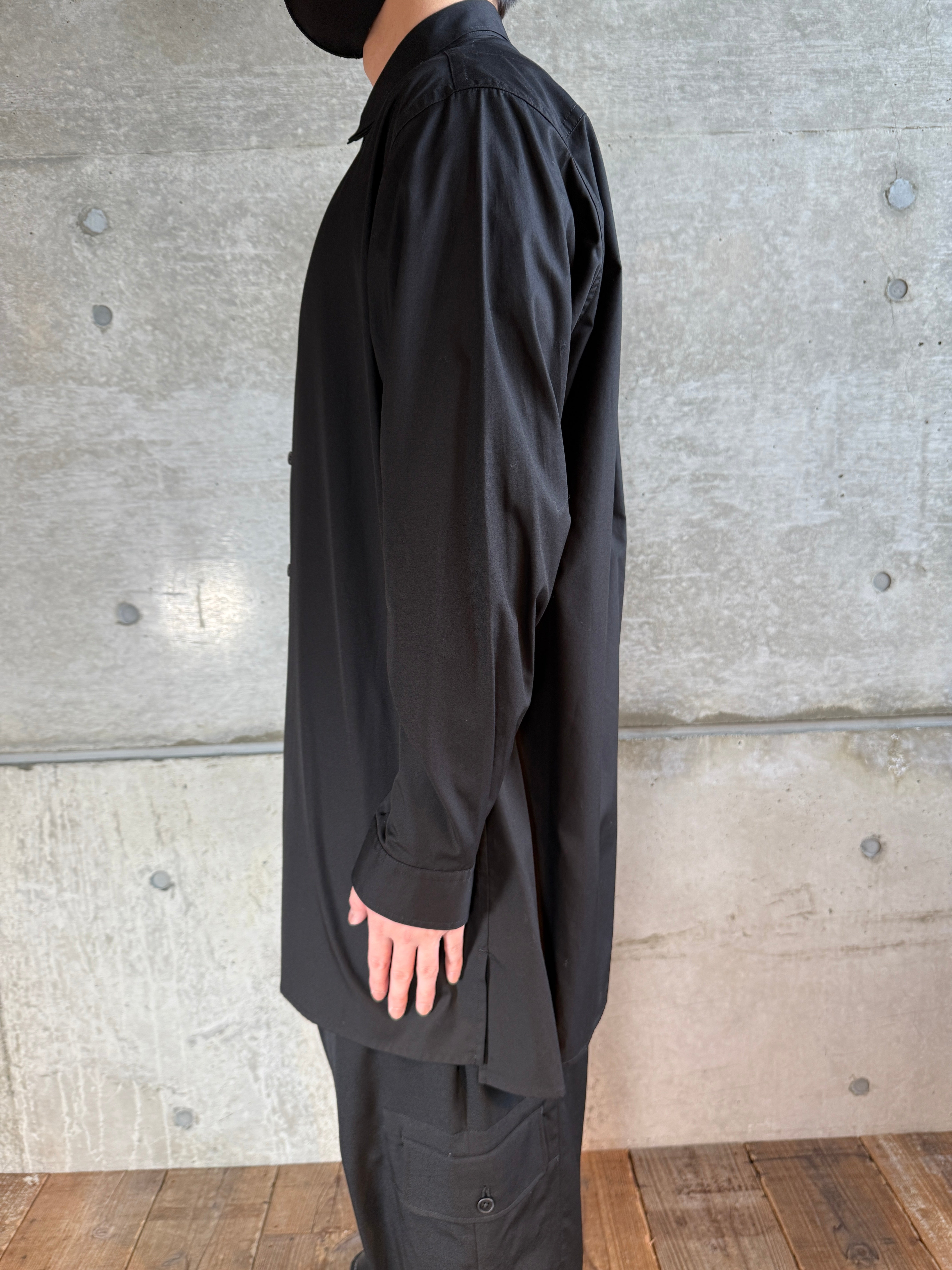 Y's for men 100/2 BROAD SHIRT WITH TRIPLE COLLARコットンブロードシャツ　MA-B01-001-2-02