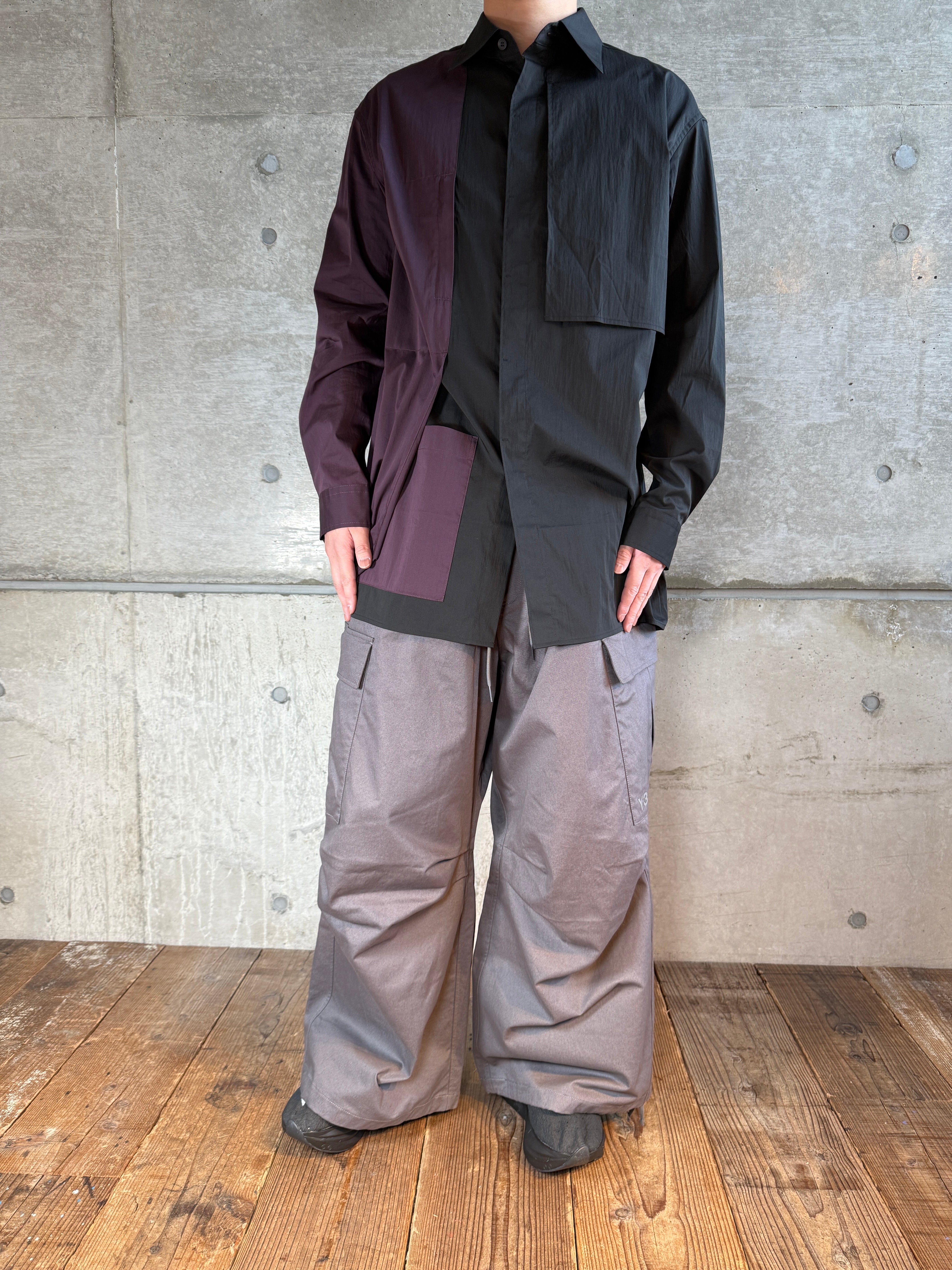 Y-3 SPORTY COTTON SHIRT　スポーティコットンシャツ　KB4613