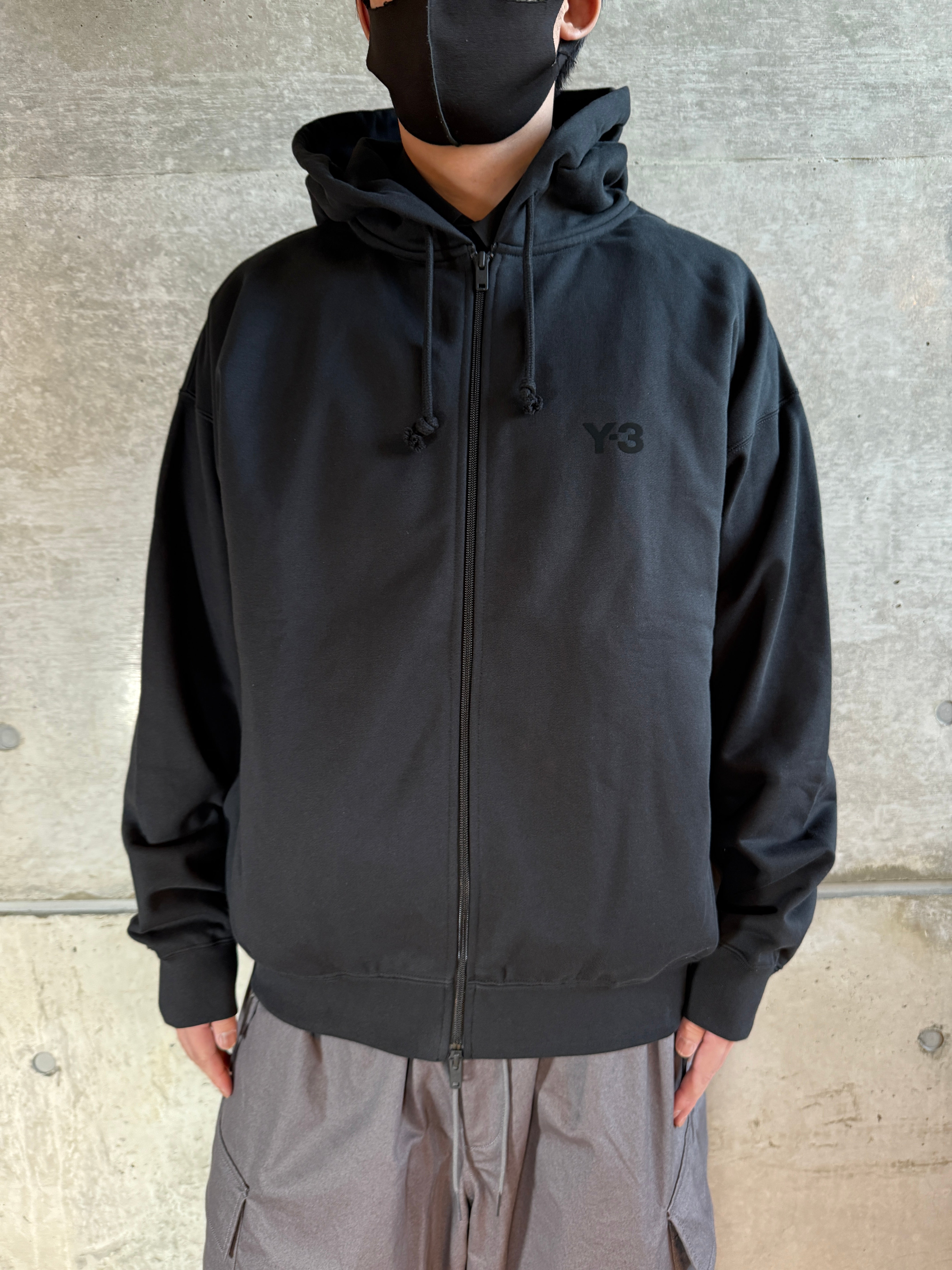Y-3 BRUSHED TERRY ZIP HOODIEブラッシュドテリー ジップフーディーKA3107