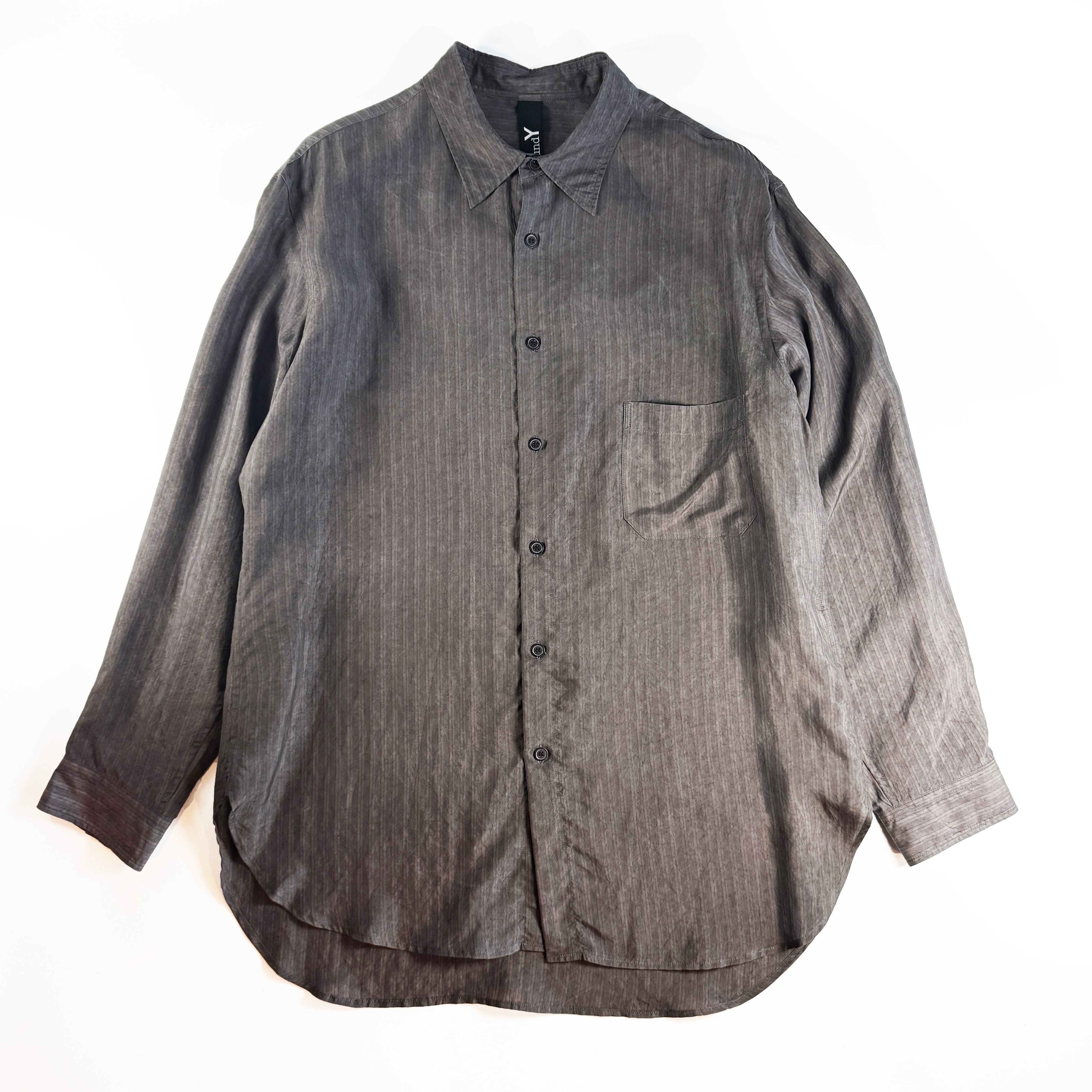 GroundY グラウンドワイ キュプラシャツ_GO-B03-201-1