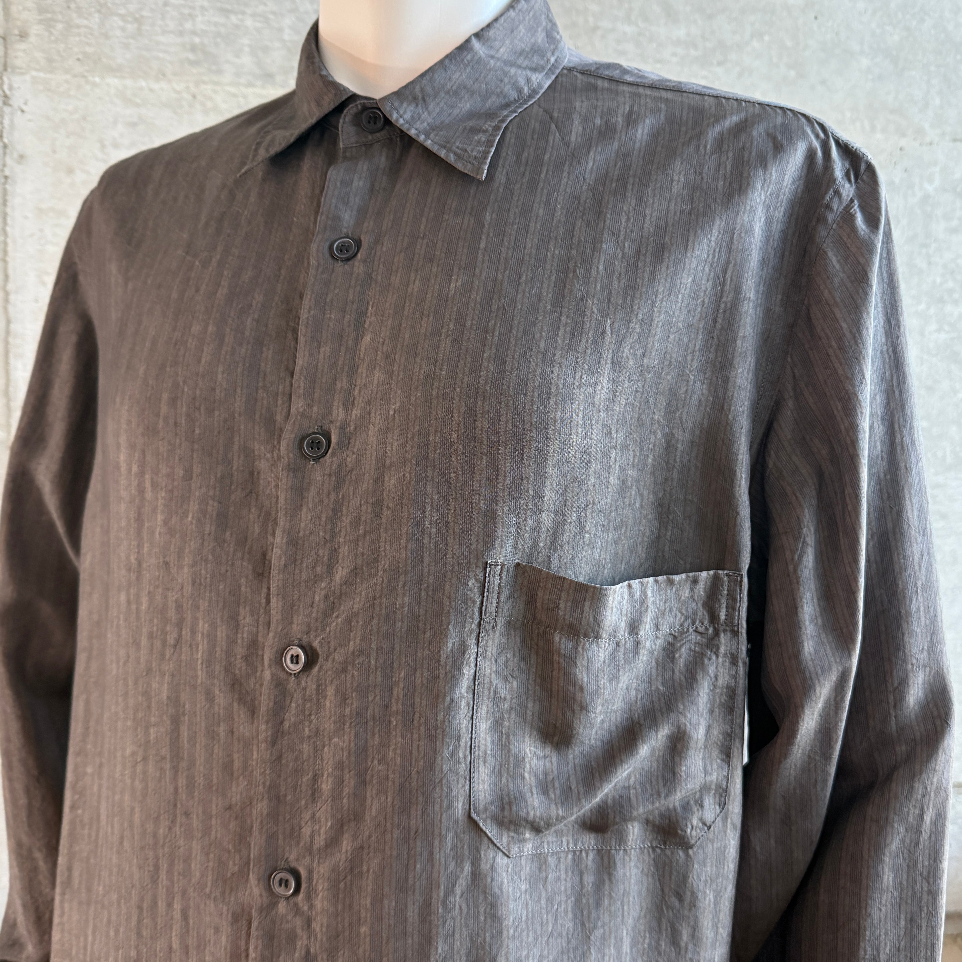 GroundY グラウンドワイ キュプラシャツ_GO-B03-201-1