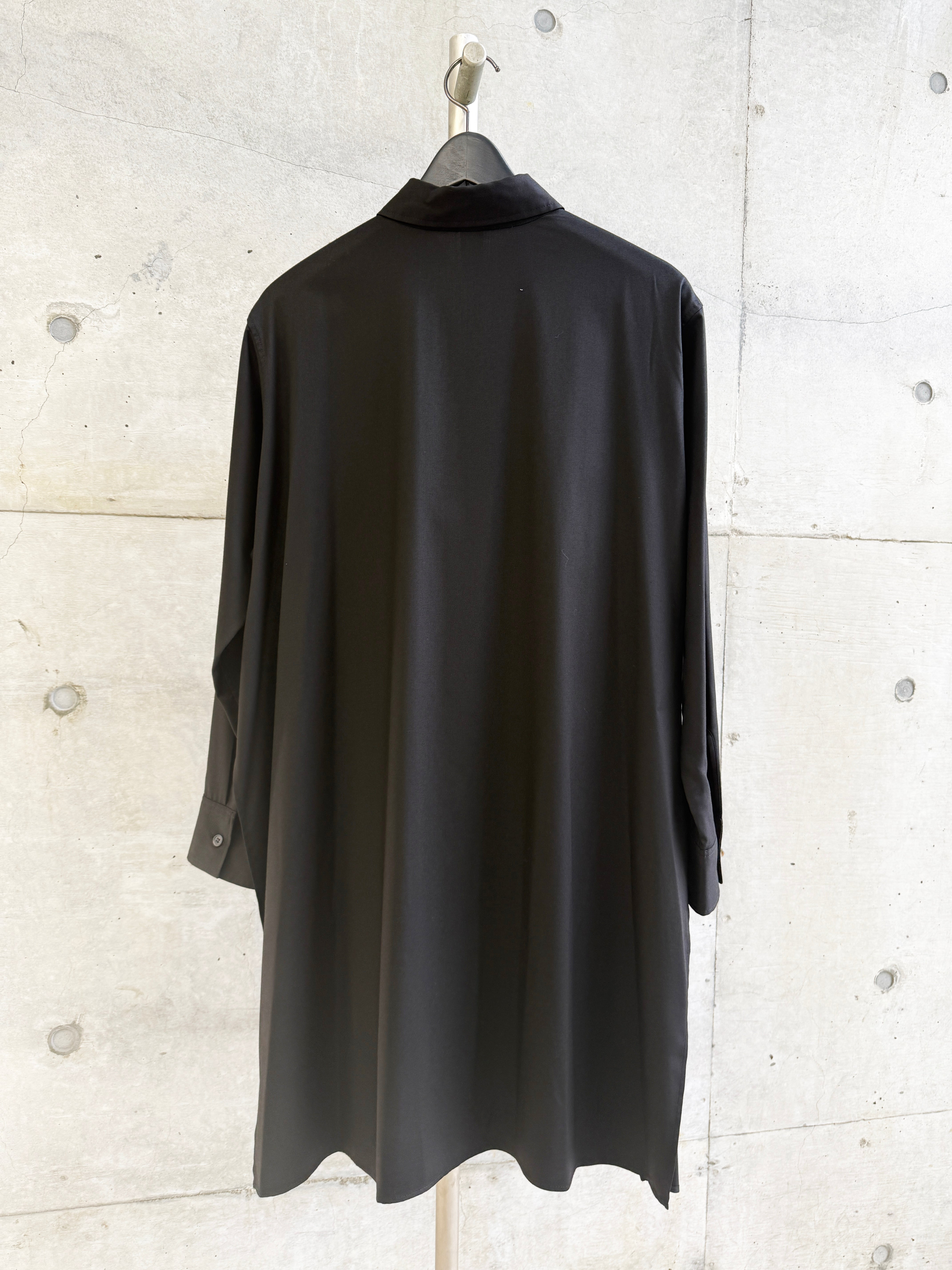 TR VIYELLA BACK LONG SHIRT ヴィエラバックロングシャツ　GM-B04-209-1-03