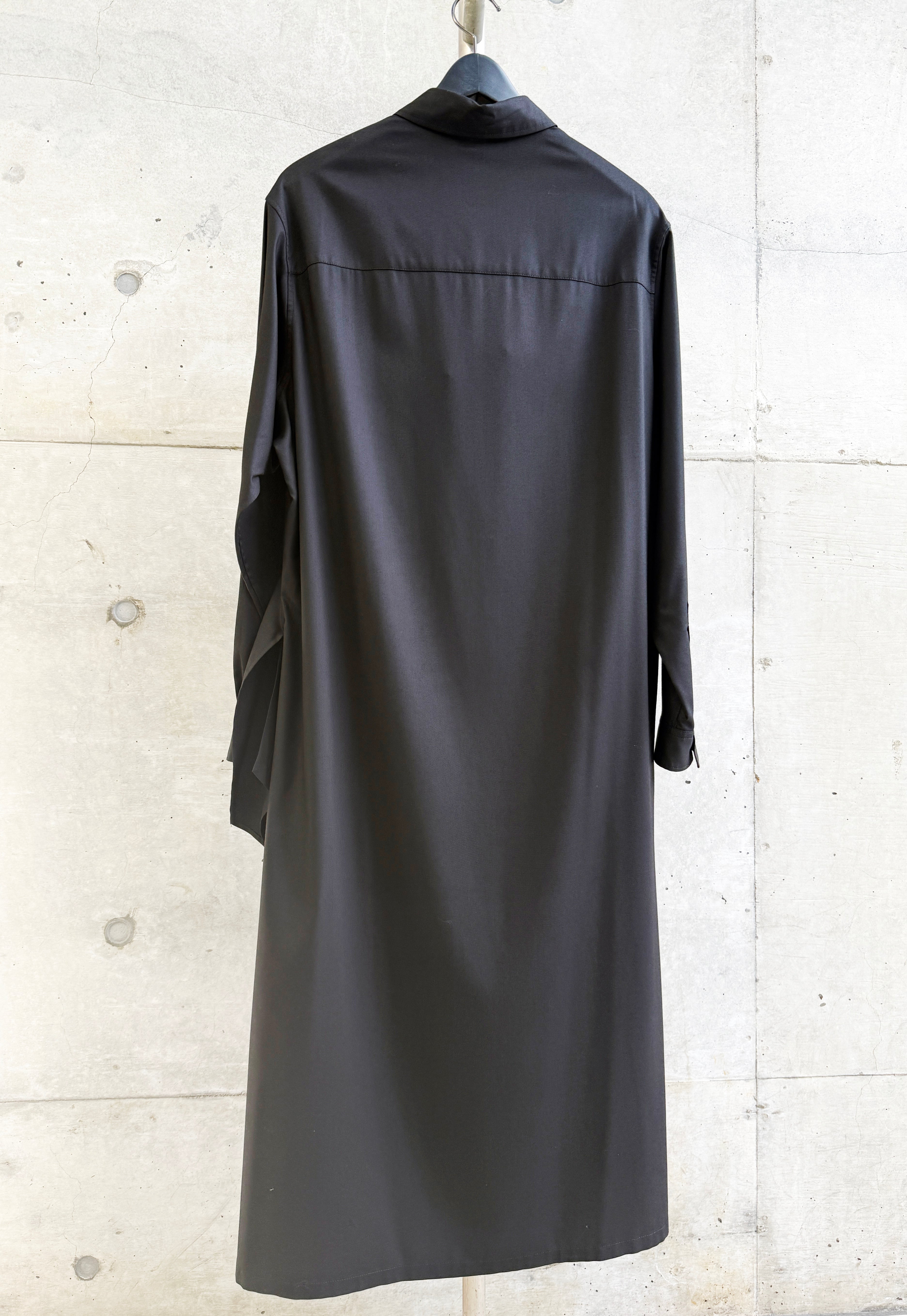 TR VIYELLA BACK LONG SHIRT ヴィエラバックロングシャツ　GM-B04-209-1-03