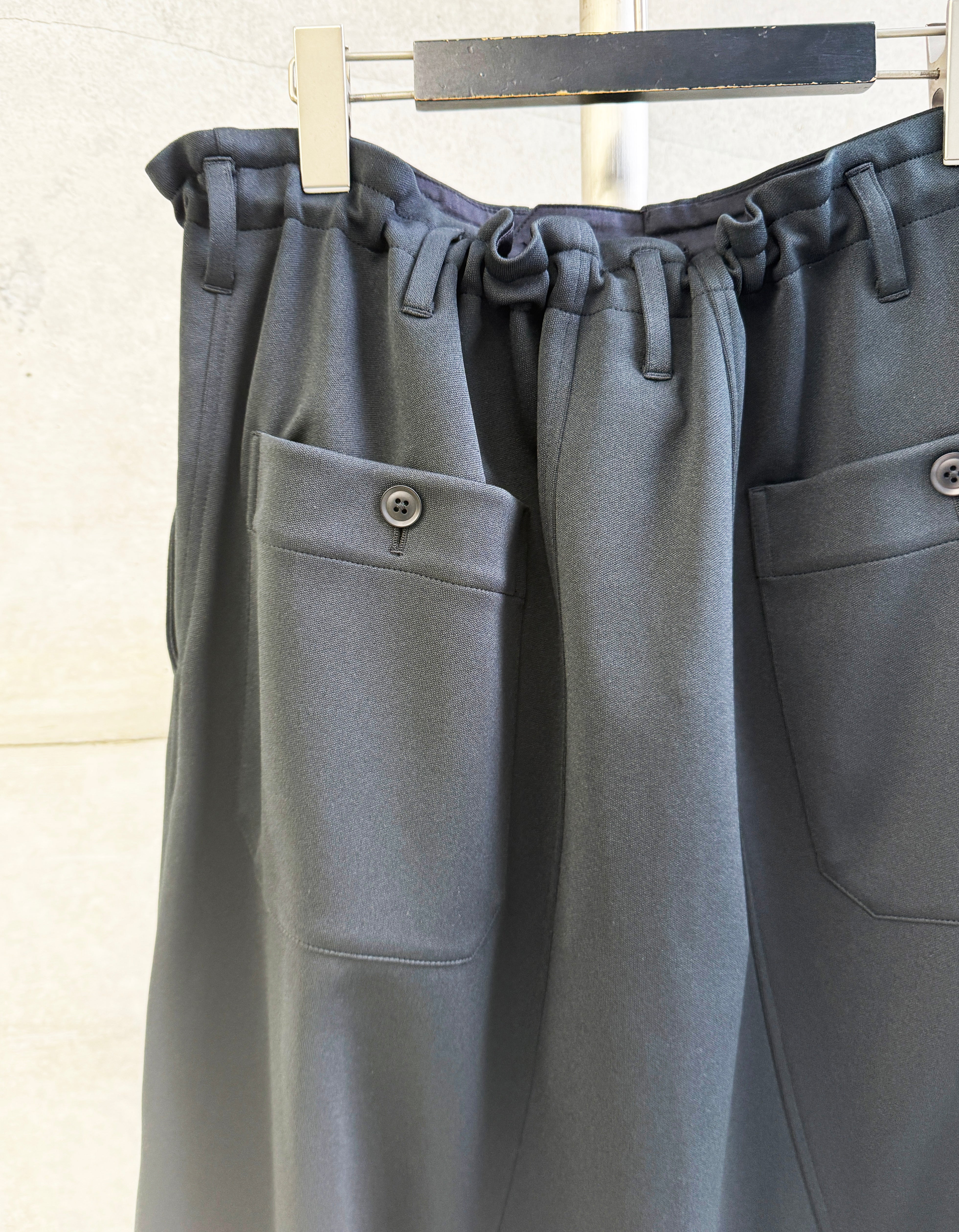 POLYESTER SMOOTH SAROUEL PANTS サルエルパンツ　GM-P06-900-1-03