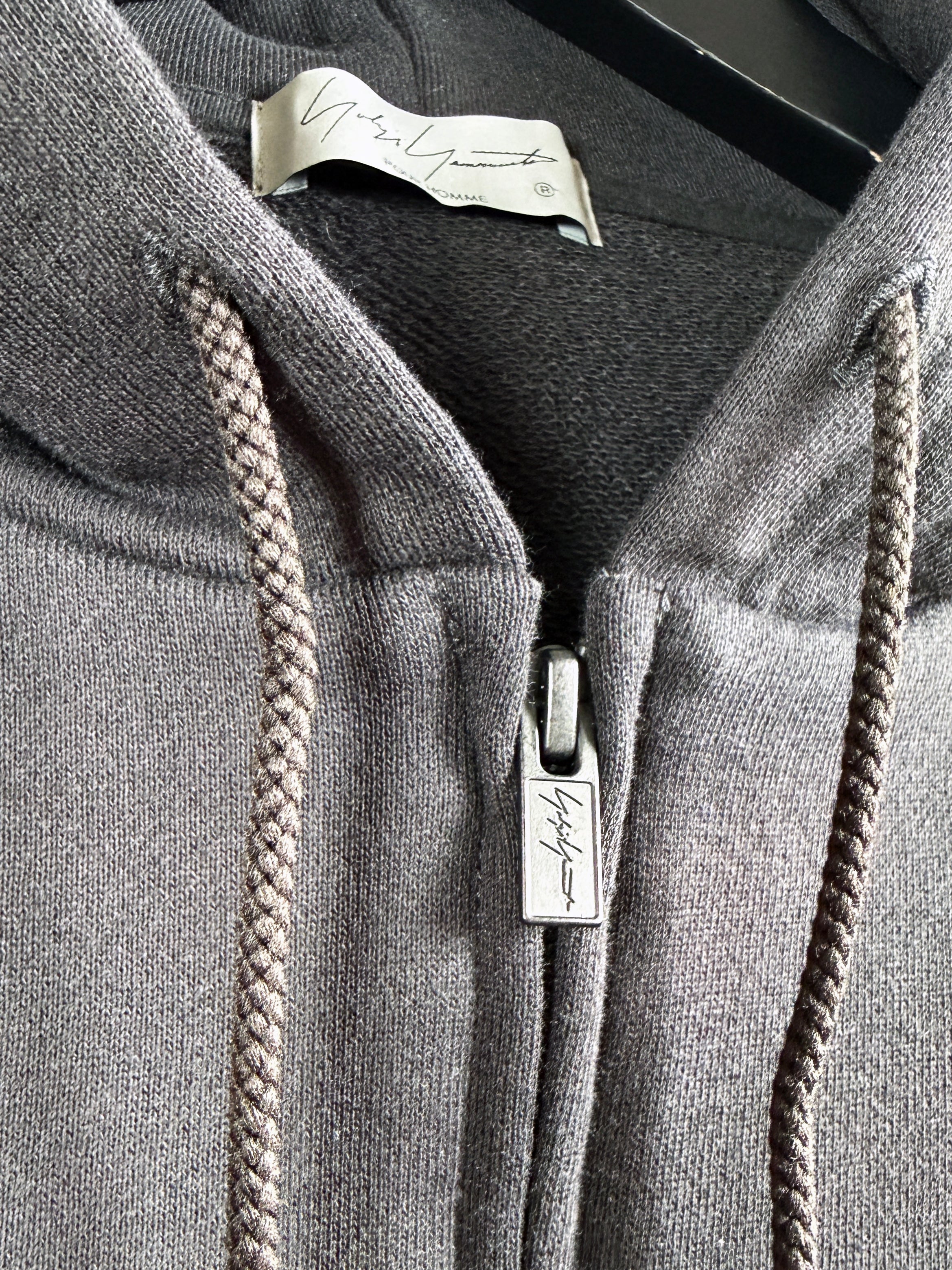 YohjiYamamotopour HOMME 30/10 FRENCH TERRY LOGO HOODIEヨウジヤマモトプールオムパーカーHK-T11-081-1-03