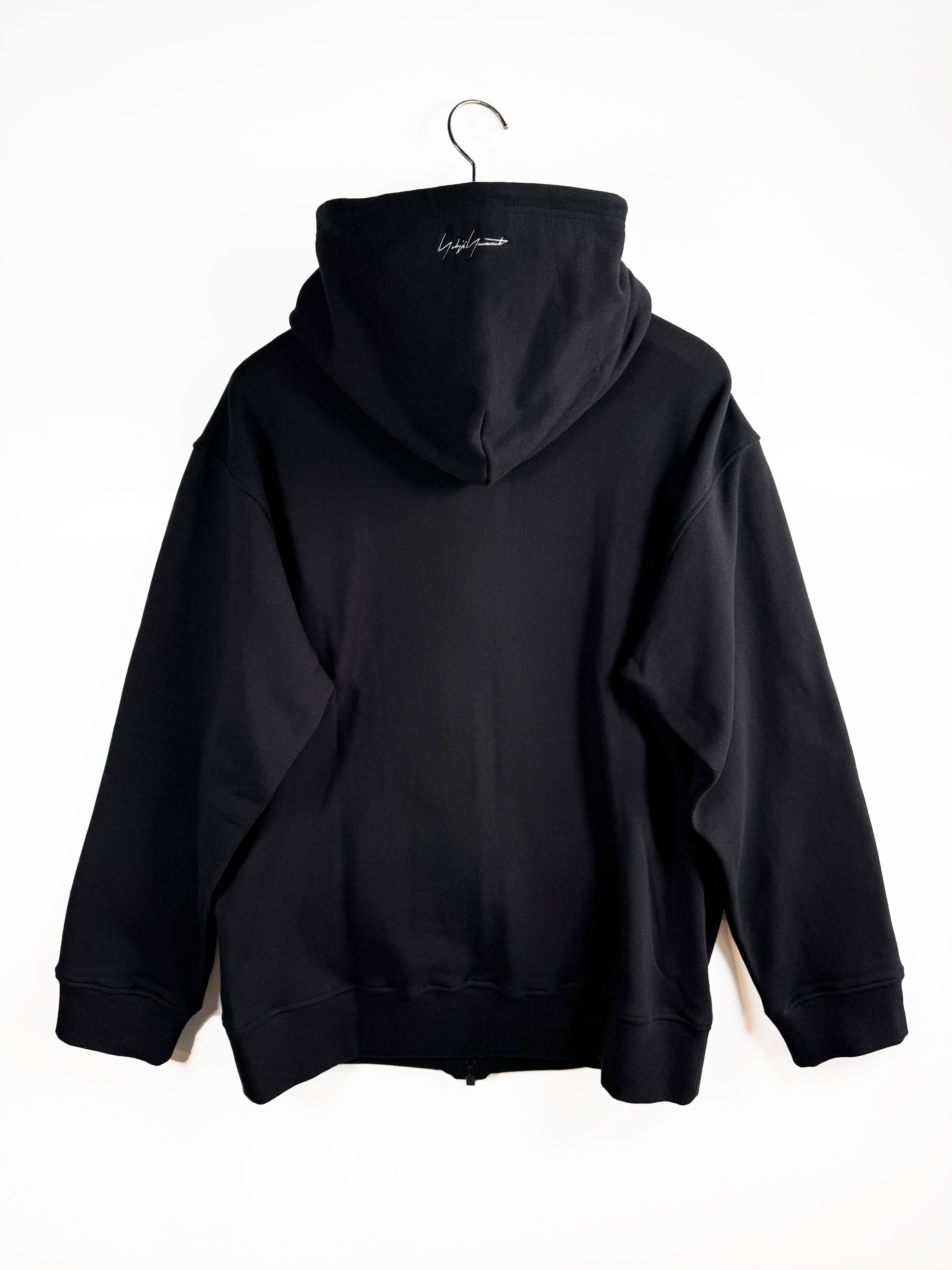 YohjiYamamotopour HOMME 30/10 FRENCH TERRY LOGO HOODIEヨウジヤマモトプールオムパーカーHK-T11-081-1-03