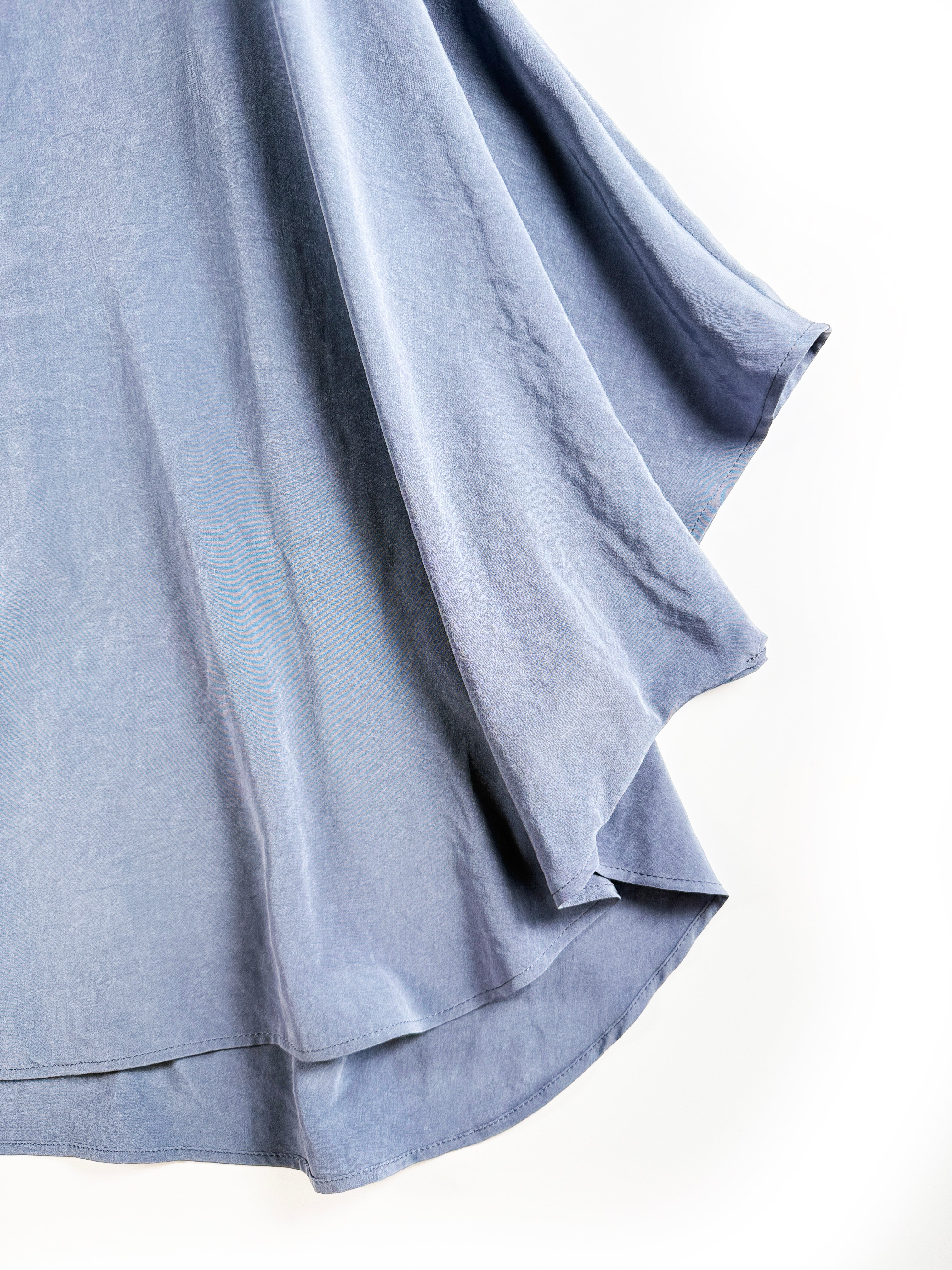 Y’ｓ　CREPE de CHINE STAND CAPE BLOUSEクレープデシンスタンドカラーブラウス 　YM-B02-500-1-02