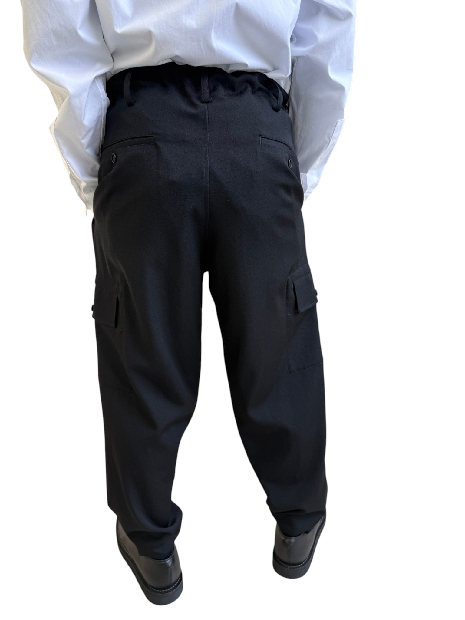 Y's for men　GABARDINE SIDE TUCK PANTS　ウールギャバジンサイドタックパンツ
