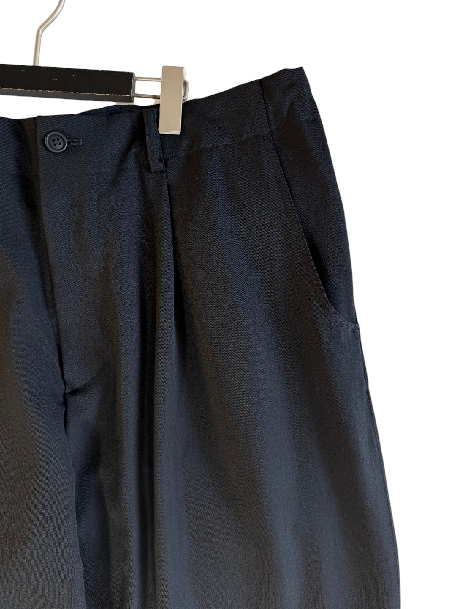 Y's for men BACK SIDE ZIPPER PANTS  (BLACK)バックサイドジッパーパンツ