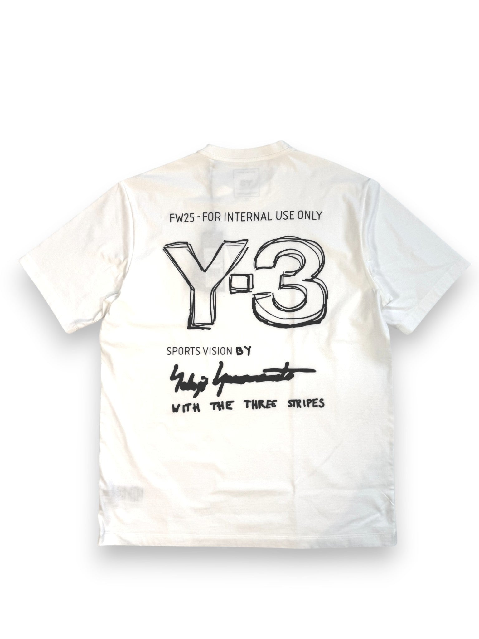 Y-3 Men's MERCH TEE　バックプリント　ロゴ　Tシャツ　KB2607　KB2608　