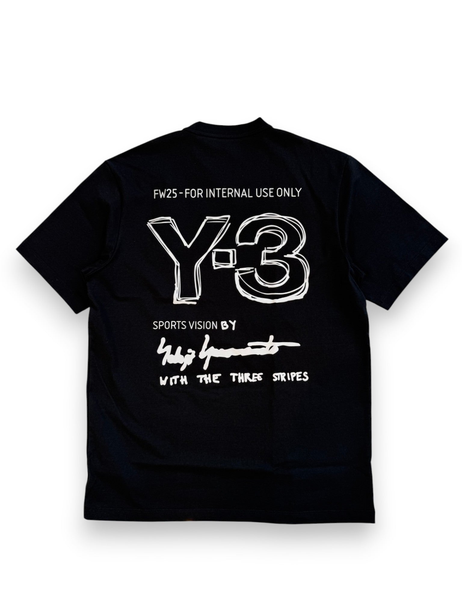 Y-3 Men's MERCH TEE　バックプリント　ロゴ　Tシャツ　KB2607　KB2608　
