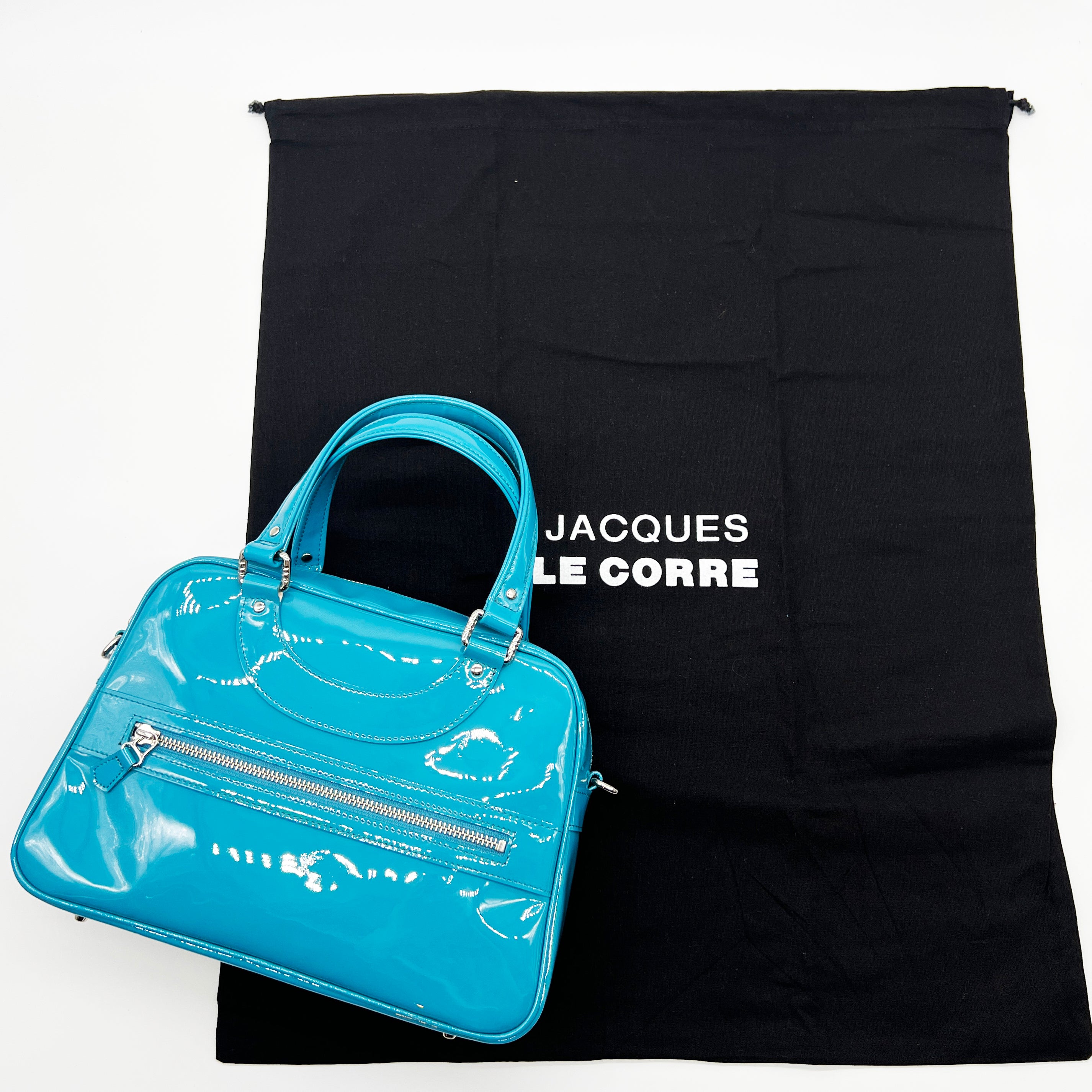 Jacques Le Corre ジャックルコー 【LISBON】 リスボン MINI 2way バッグ TURQUOISE BLUE