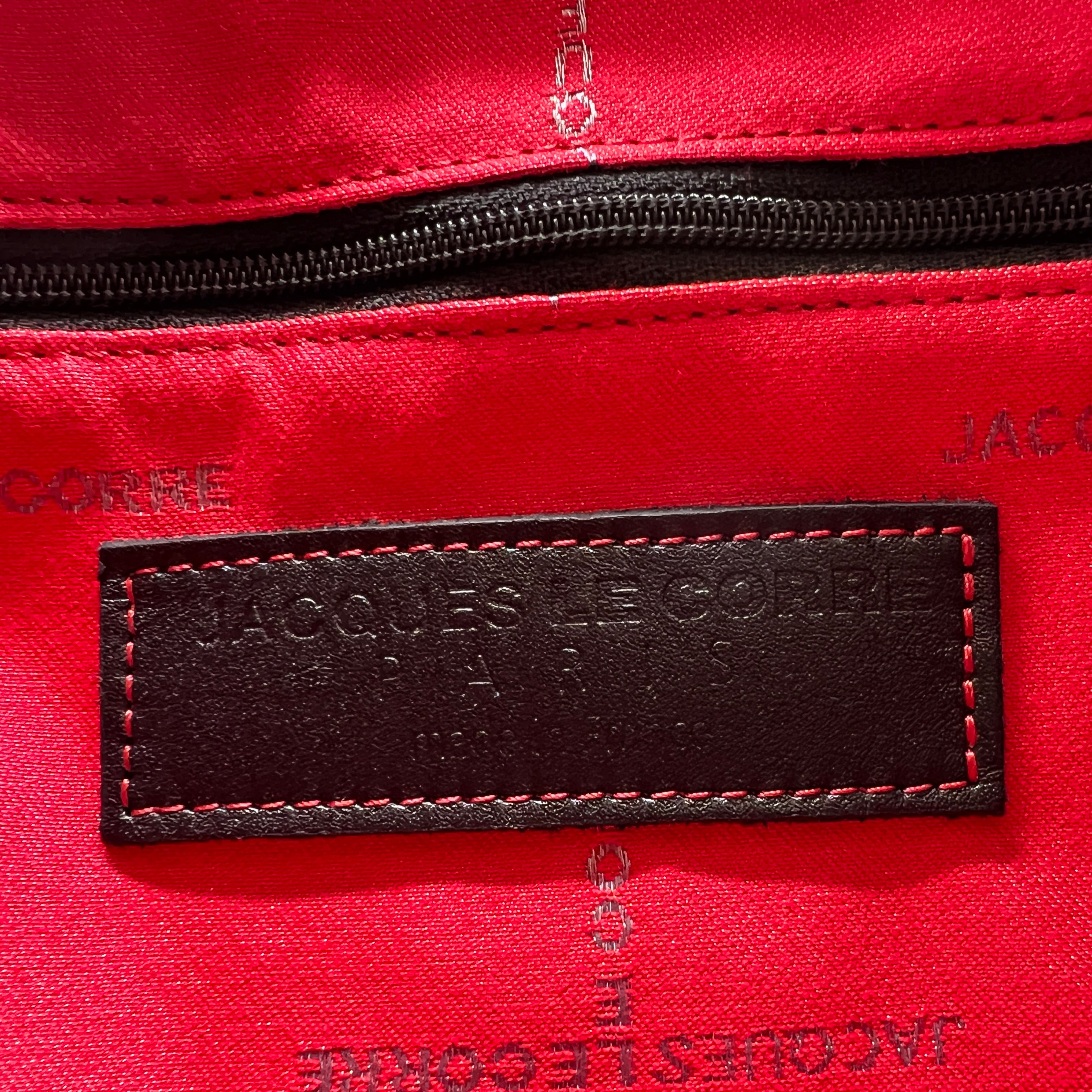 Jacques Le Corre ジャックルコー 【LISBON】 リスボン MINI 2way バッグ BLACK 黒