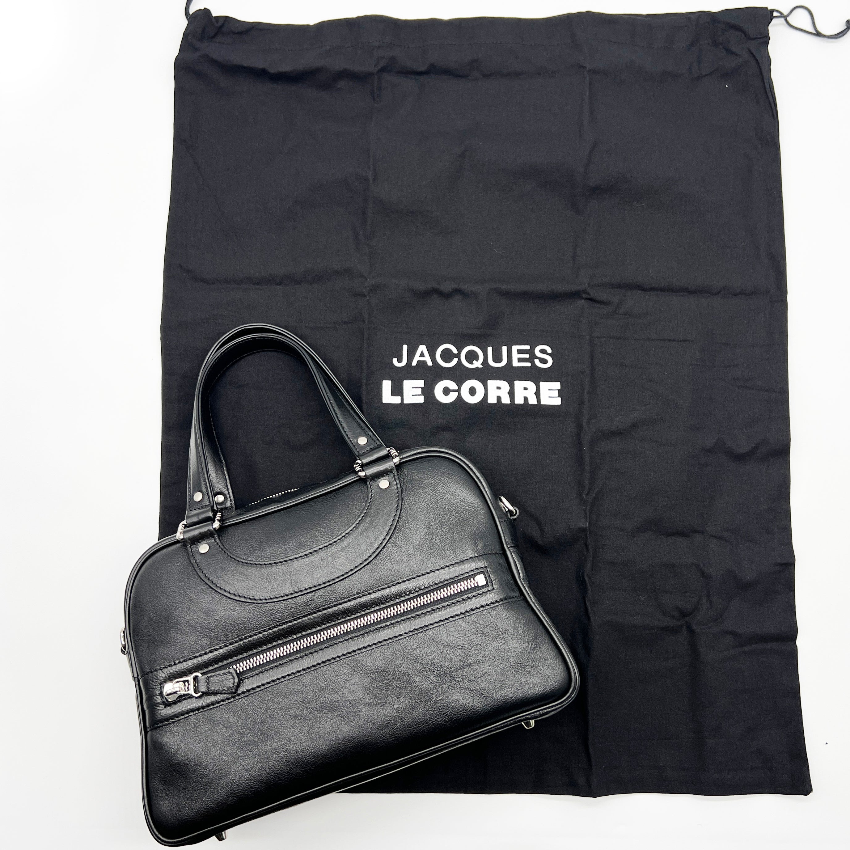 Jacques Le Corre ジャックルコー 【LISBON】 リスボン MINI 2way バッグ BLACK 黒