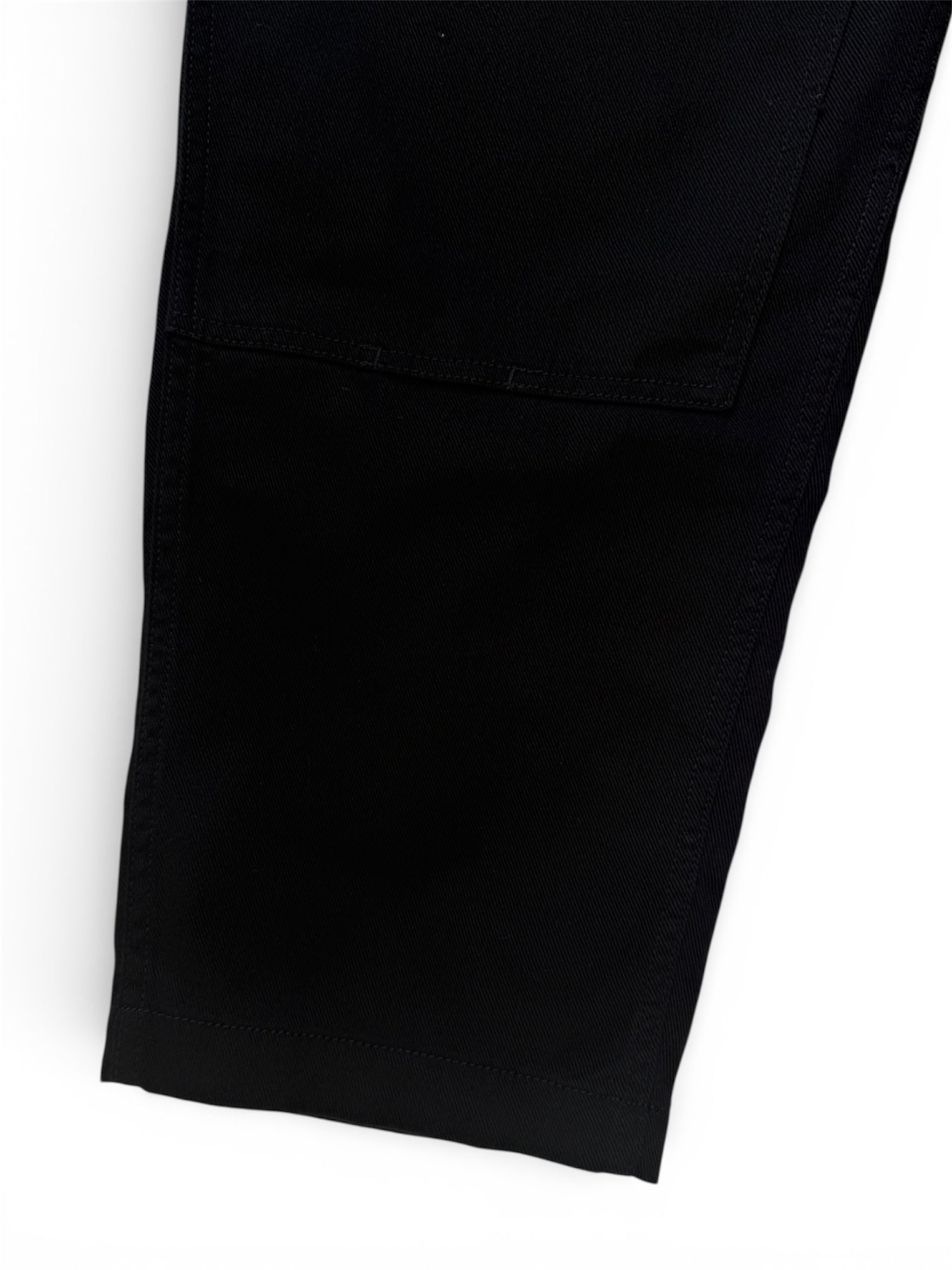 BLACK SCANDAL yohji yamamoto pour homme  脇ゴム紐ワークP (メンズ) コットンパンツ ブラック  HO-P98-040