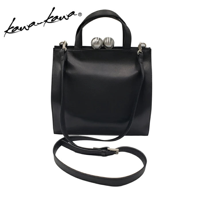 kawa-kawa カワカワ 2WAYがま口ショルダーバッグ【kuchigane】BK494