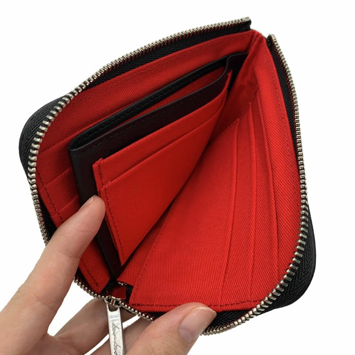 kawa-kawa カワカワ 【L字ファスナーミニ財布】スーパーソフトBK1101