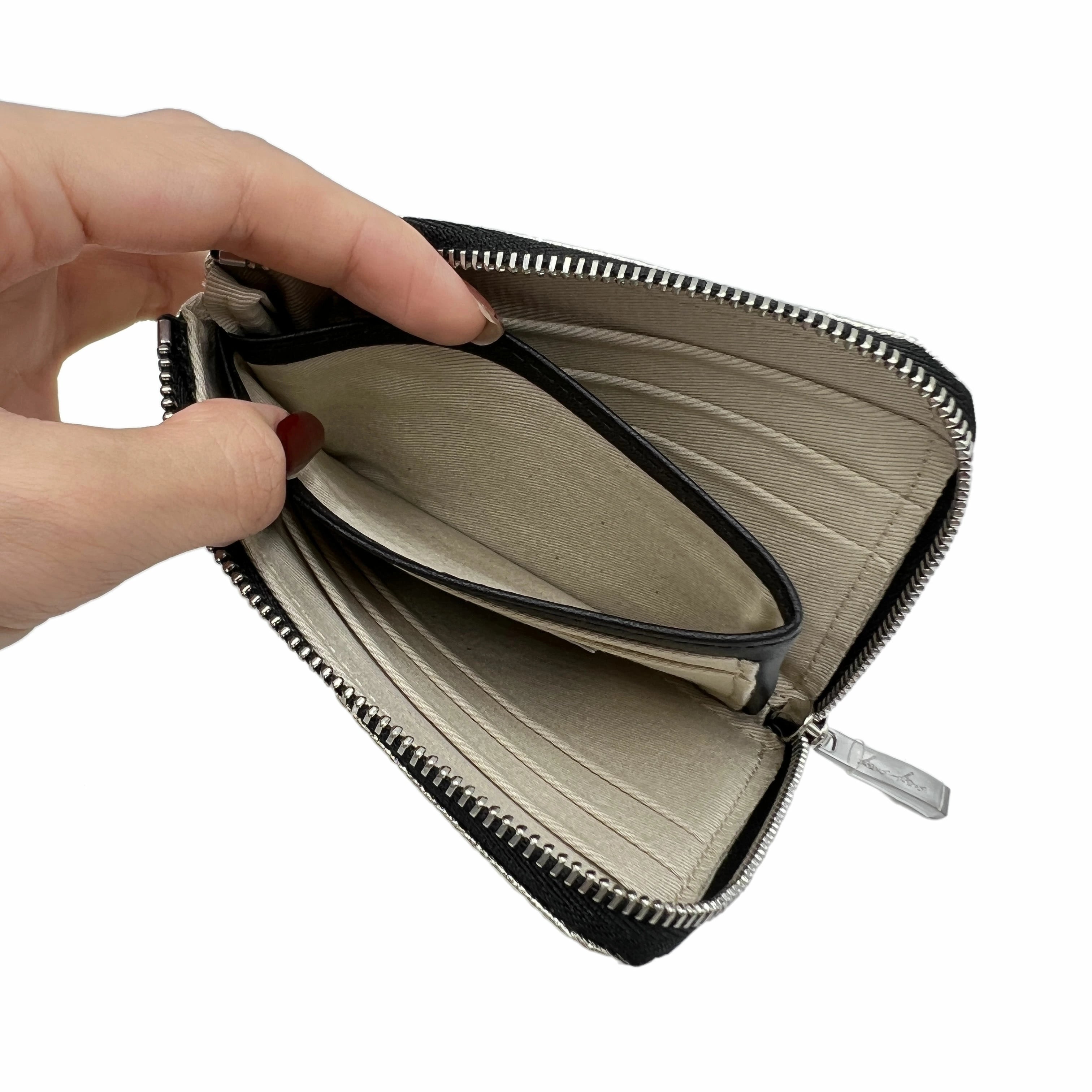 kawa-kawa カワカワ 【L字ファスナーミニ財布】ゴールドDOLD箔加工 1263GD