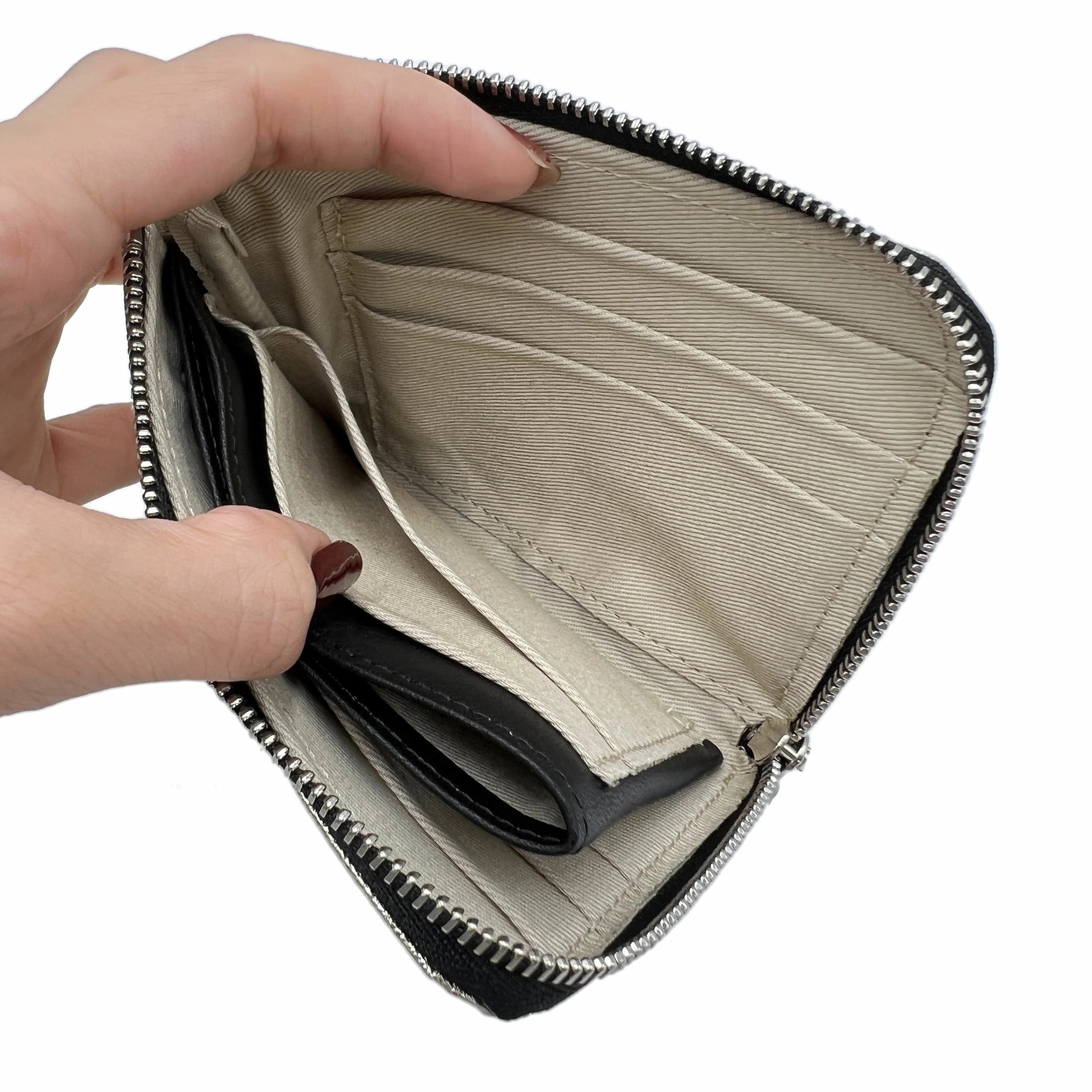 kawa-kawa カワカワ 【L字ファスナーミニ財布】ゴールドDOLD箔加工 1263GD